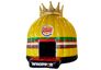 Buy bespoke Burger King Whopper - dome round bouncy castle with the large 3D crown at JB Inflatables UK . Request a free design for inflatable bouncy castles in your own corporate identity now